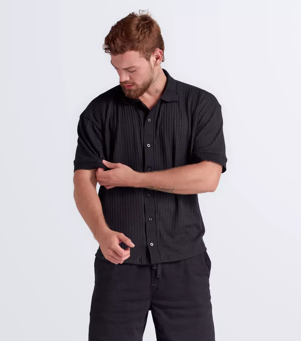 Juli Camisa Oversize Con Tejidos TyperNG