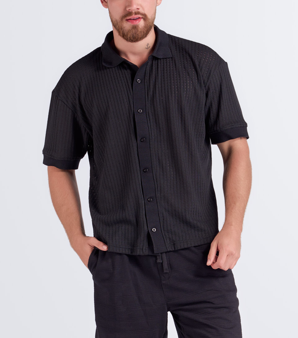 Juli Camisa Oversize Con Tejidos Typer 834283 