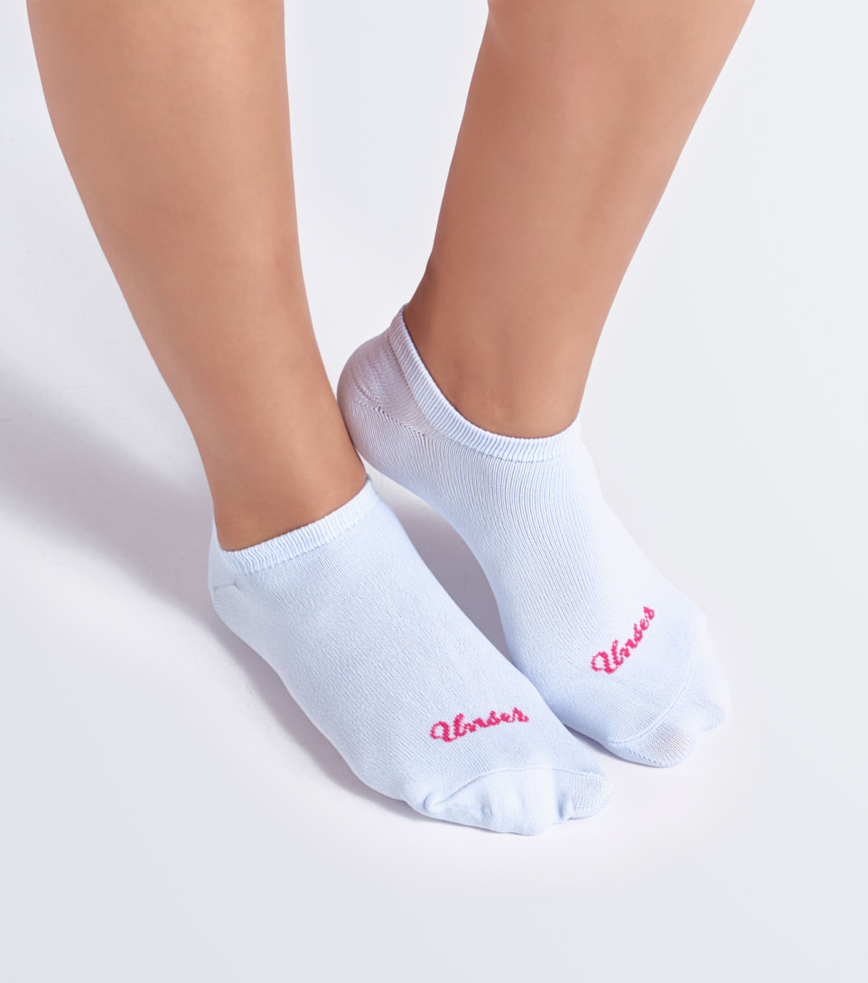 Maleja Tripack Medias Invisibles Combinadas Con Texto Unser 834439 CU