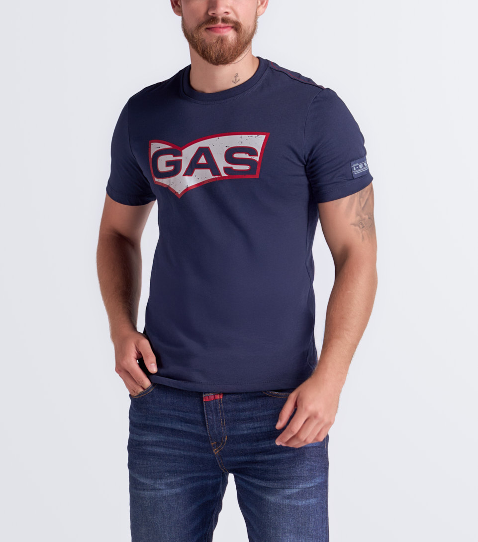 Puro Camiseta Estampada Masculina Gas 832793 AO