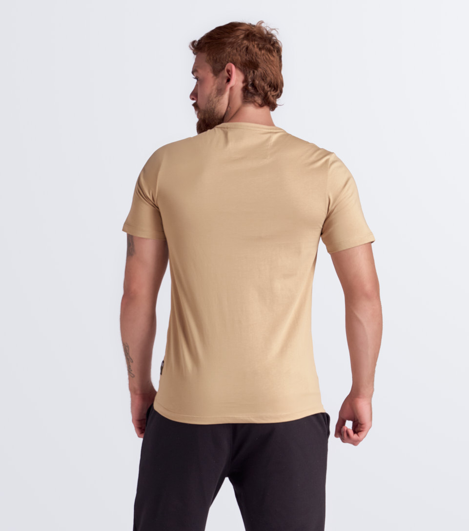 Slim Fabian T Shirt Unicolor Estampada Unser 834117 AR
