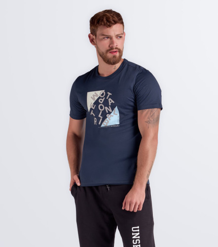 Slim Fabian T Shirt Unicolor Estampada UnserAZ