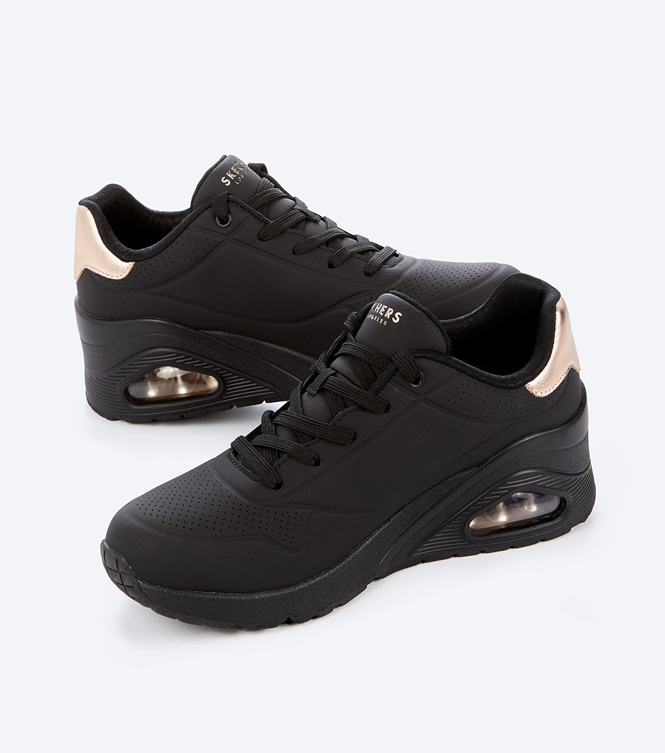 Tenis Skechers Uno Wedge-hi Steps 129392 NG