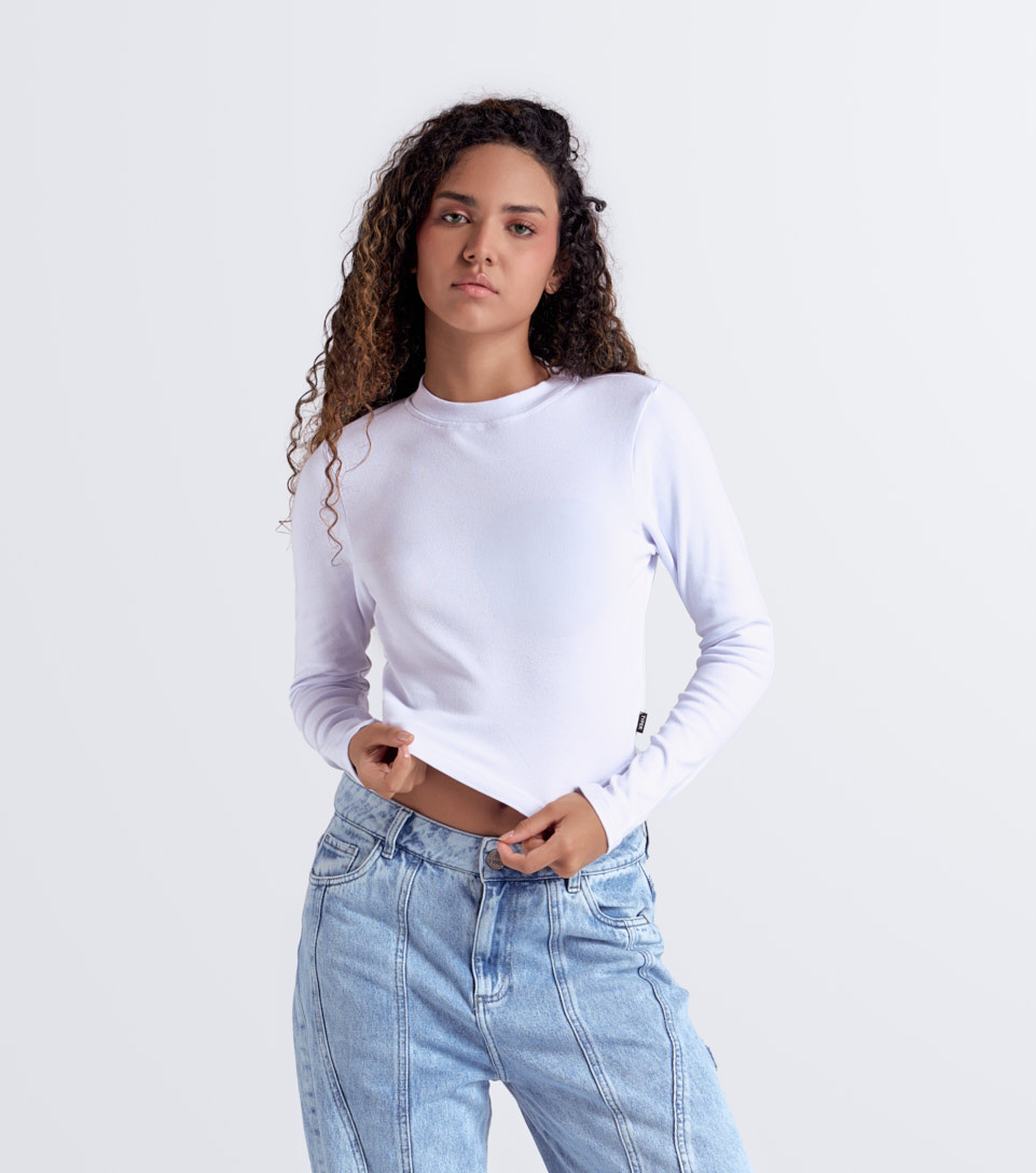 Thali Blusa Manga Larga Slim Fit Typer 833673