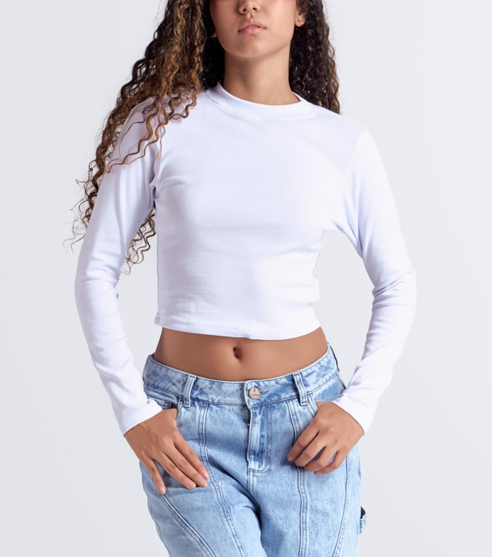 Thali Blusa Manga Larga Slim Fit Typer 833673