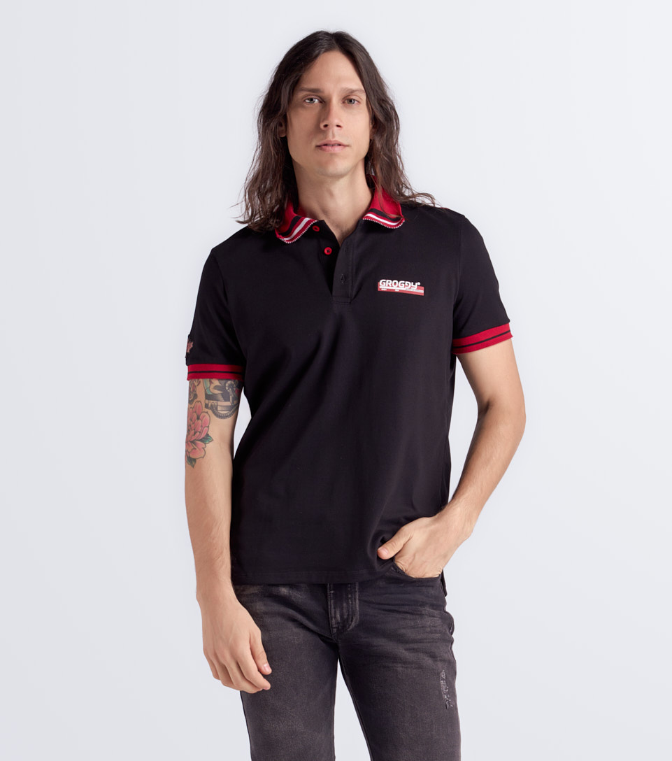Thor Polo Slim Masculina Groggy 831277 NG