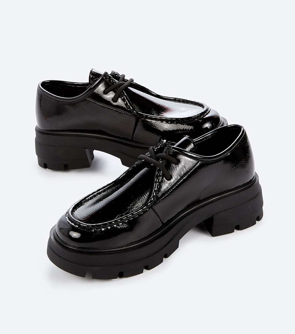 Zapato Mocasin Tipo Charol Derek 832531 NG