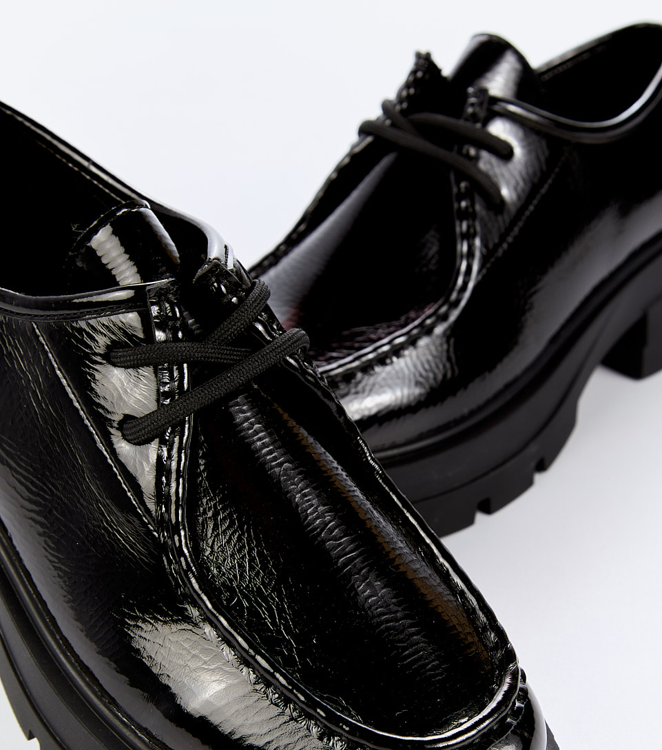 Zapato Mocasin Tipo Charol Derek 832531 NG