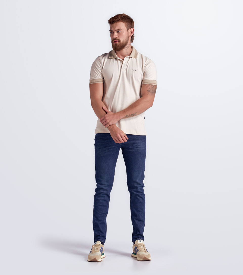 Polo Scout Striped Collar 128412 AR