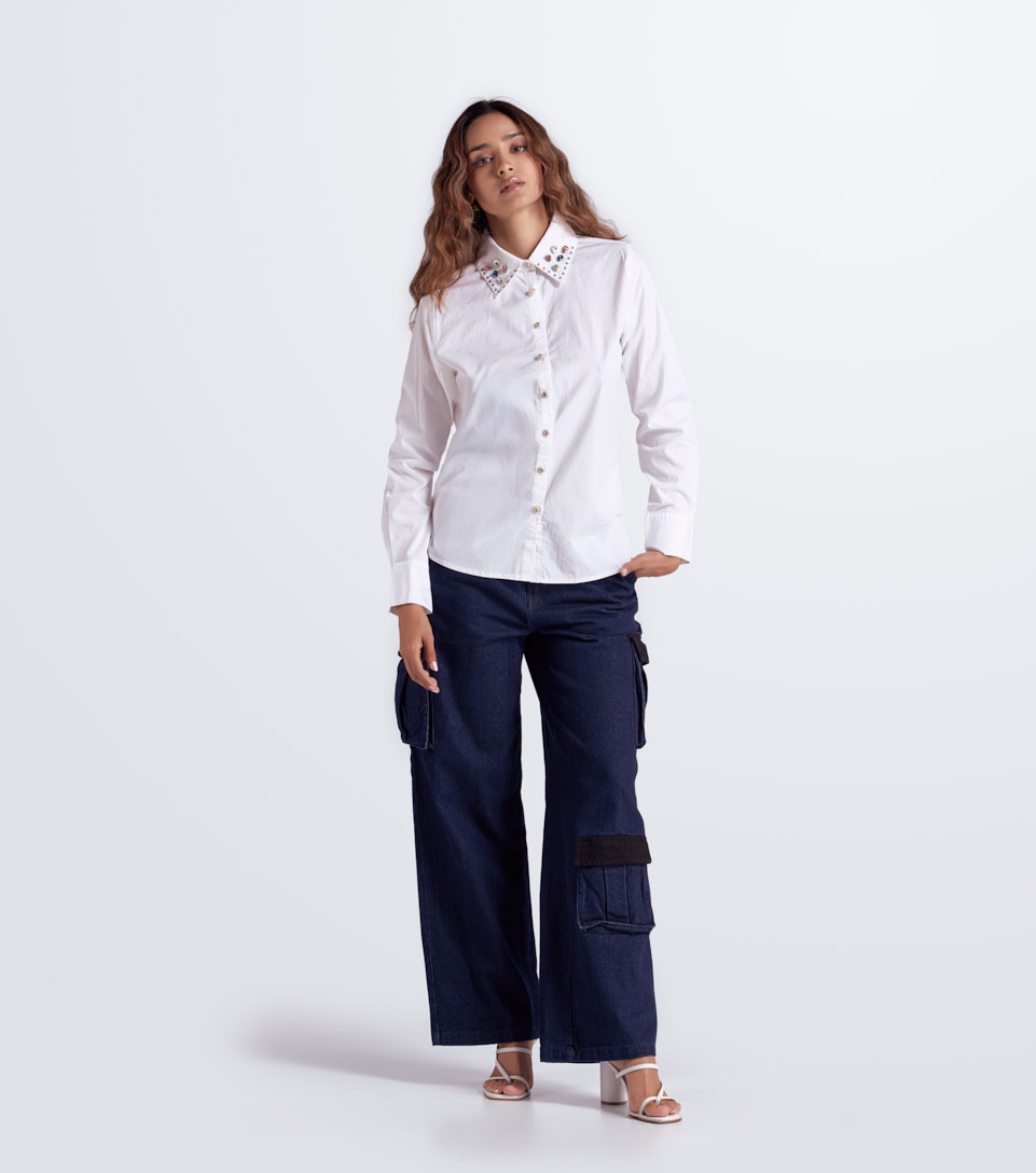 Camisera Para Mujer Manga Larga Esmeralda Derek 832444 BL