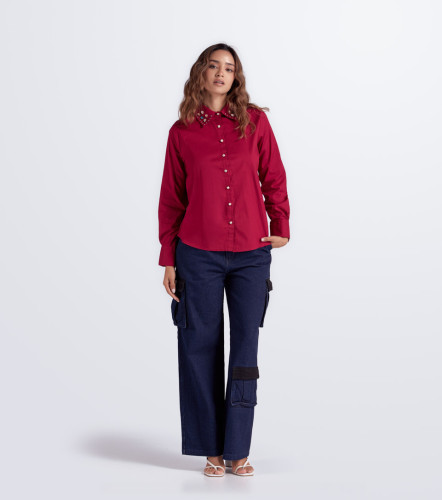 Camisera Para Mujer Manga Larga Esmeralda DerekRJ