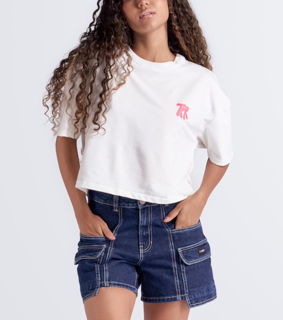 Naty T Shirt Oversize Estampada Typer 833674 