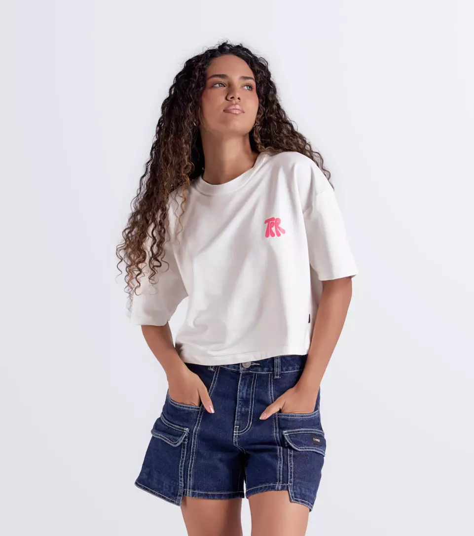 Naty T Shirt Oversize Estampada TyperBL