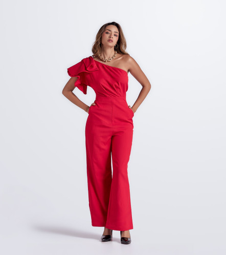 Enterizo Largo Manga Bolero Unicolor DerekRJ