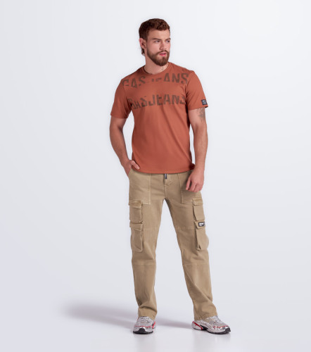 Self Camiseta Estampada Regular Fit Masculina GasTR