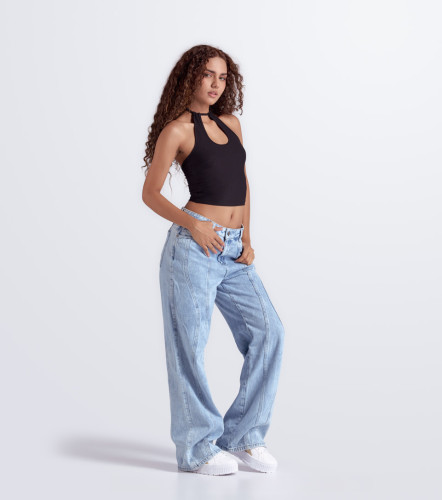 Paula Blusa Slimfit Combinada TyperNG