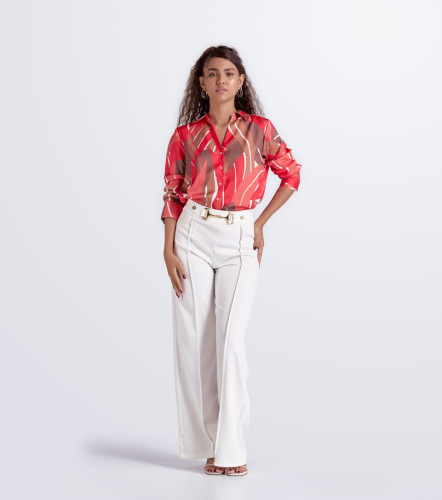 Blusa Camisera Para Mujer Ariadne Manga Larga DerekRJ