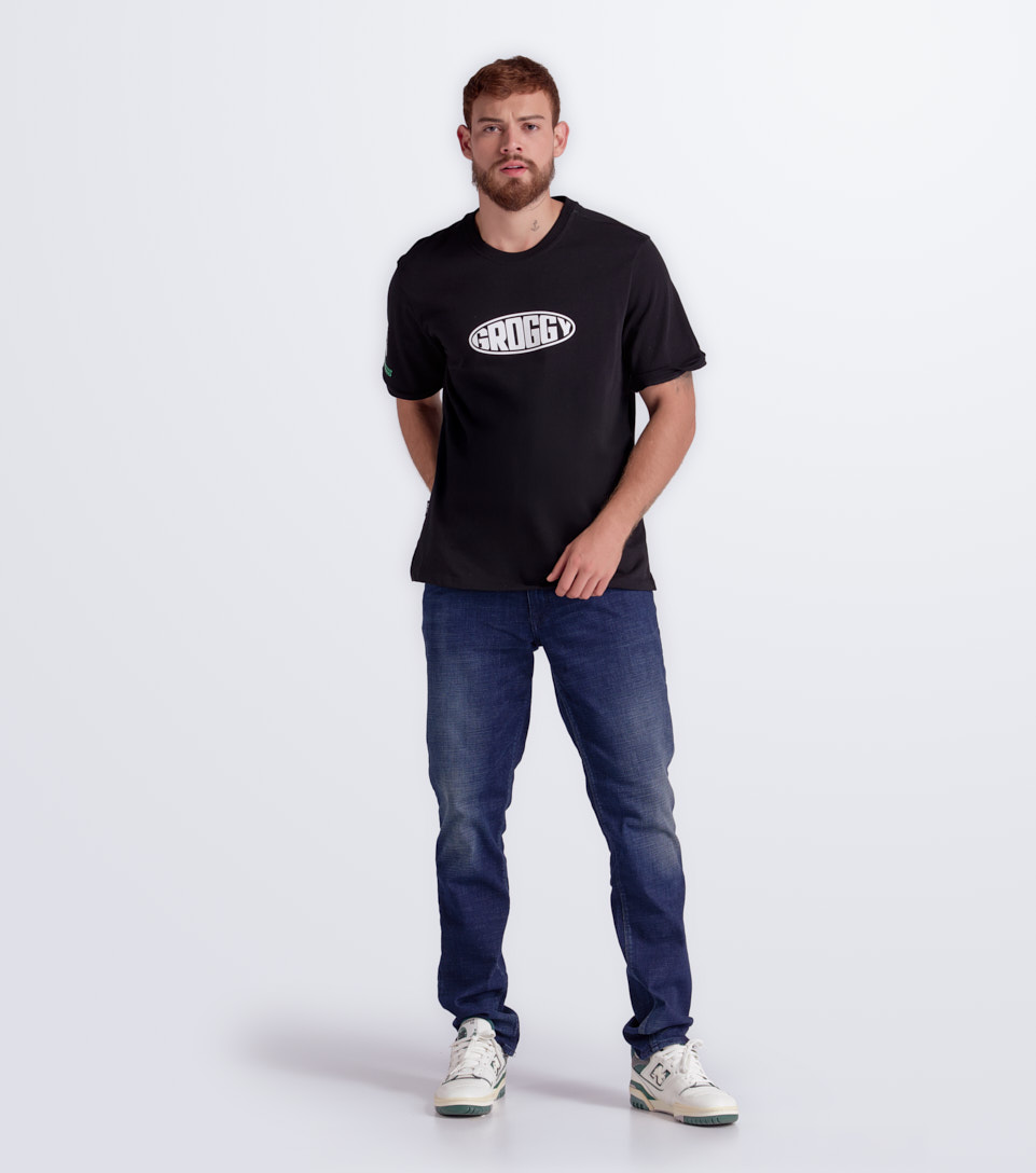 Kine T Shirt Slim Masculina Groggy 834584 NG
