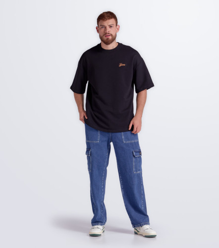 Gilver T Shirt Extraoversize Bordada TyperNG