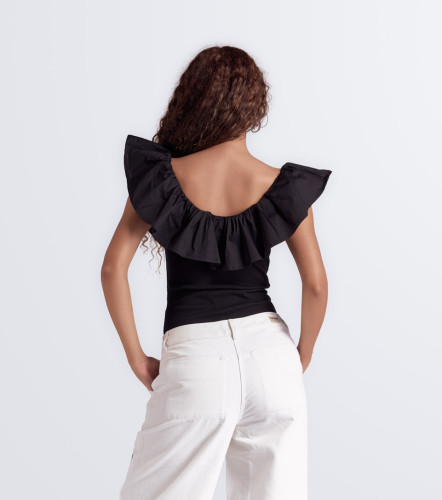 Angelly Body Unicolor Ajustado Con Gola UnserNG