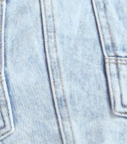 Belinda Falda Corta Con Proceso Y Bolsillos UnserAZ