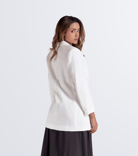 Blazer Para Mujer Manga Larga Unicolor Camila DerekAR