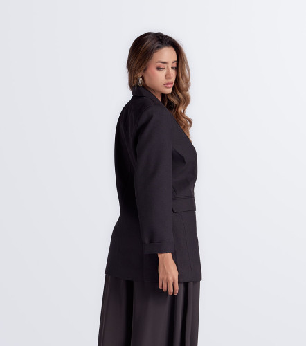 Blazer Para Mujer Manga Larga Unicolor Camila DerekNG