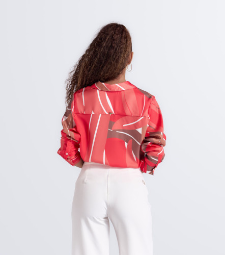 Blusa Camisera Para Mujer Ariadne Manga Larga DerekRJ