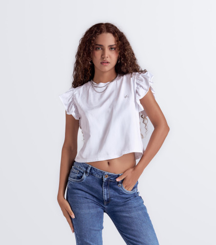 Blusa Para Mujer Manga Fruncida DerekBL