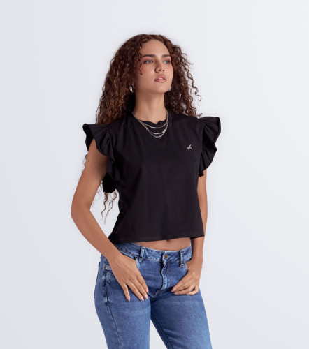 Blusa Para Mujer Manga Fruncida DerekNG