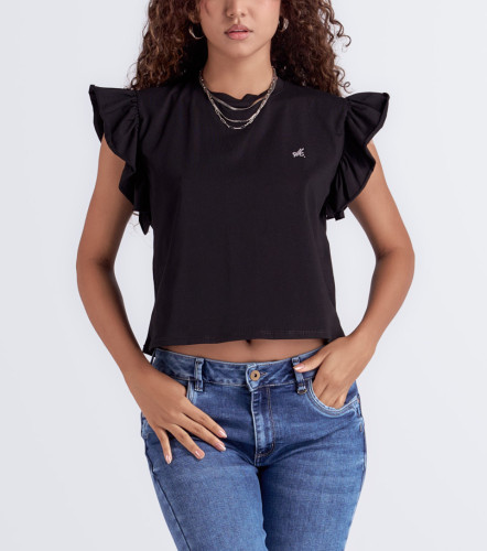 Blusa Para Mujer Manga Fruncida DerekNG