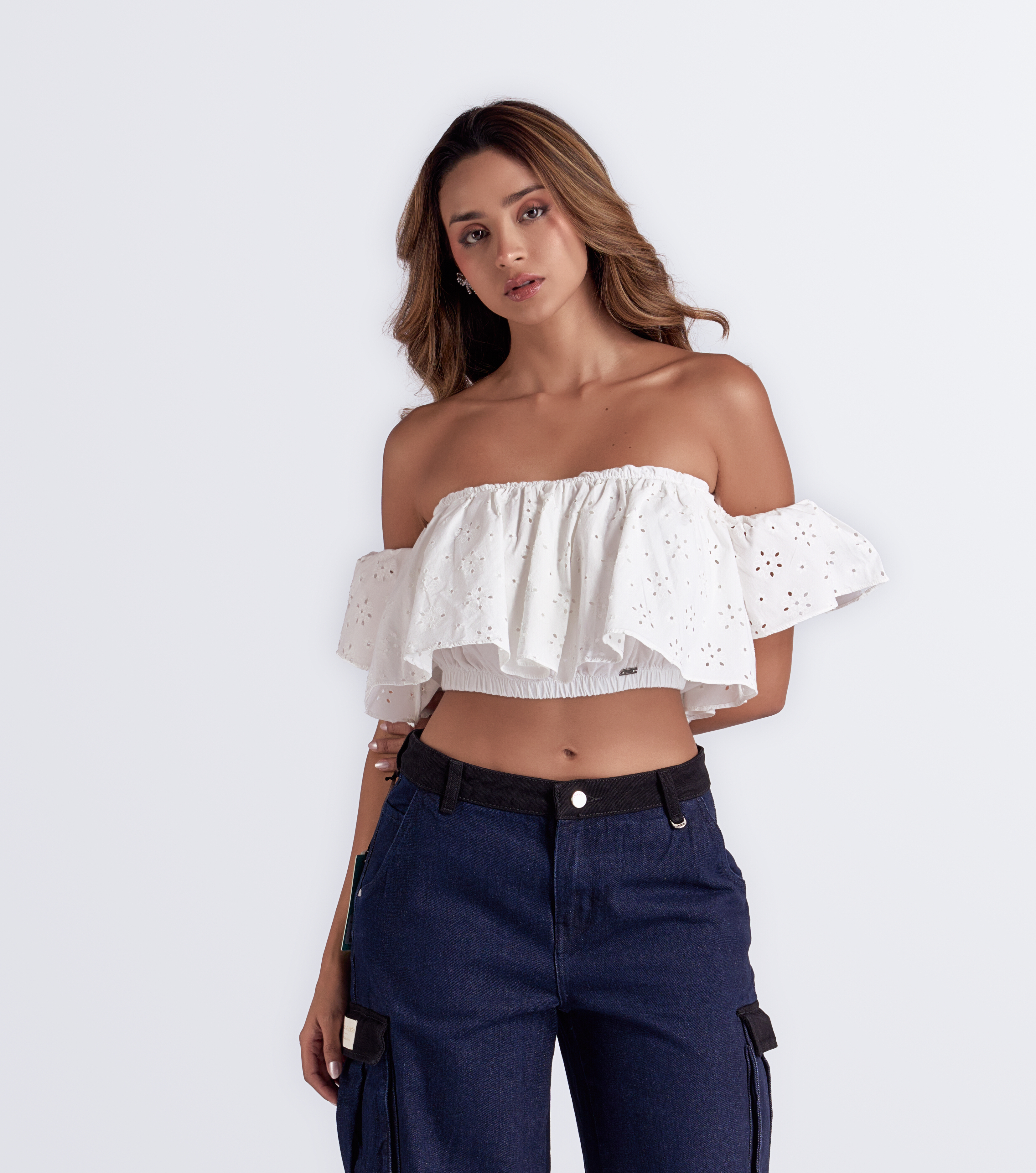 Blusa Para Mujer Starple Unicolor Silvia Derek 828072 BL