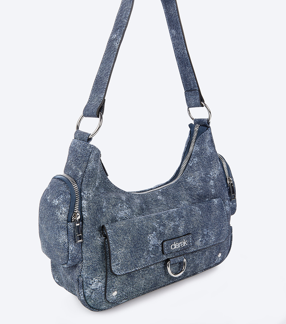 Bolso Pequeno Denim Derek 833384 AZ