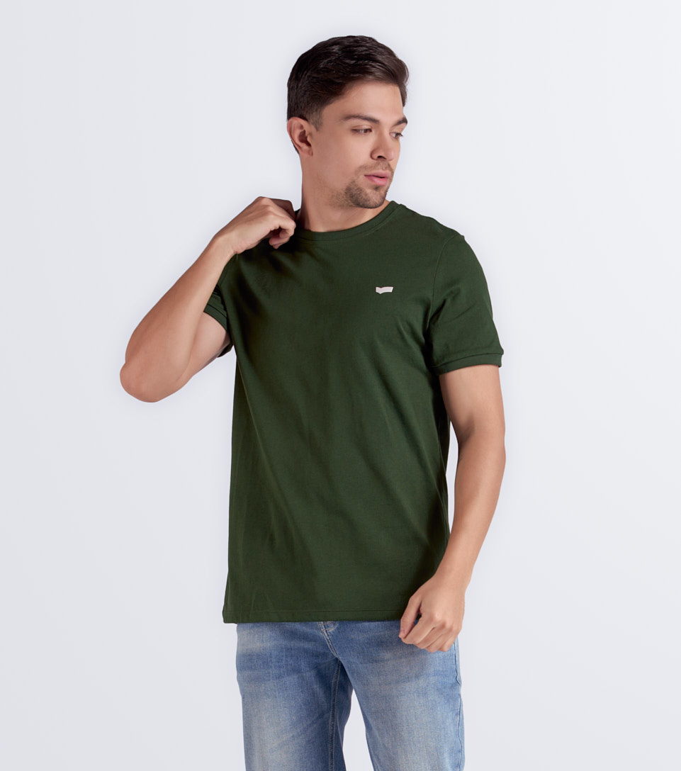 Bone Camiseta Estampada Slim Fit Masculina GasVD