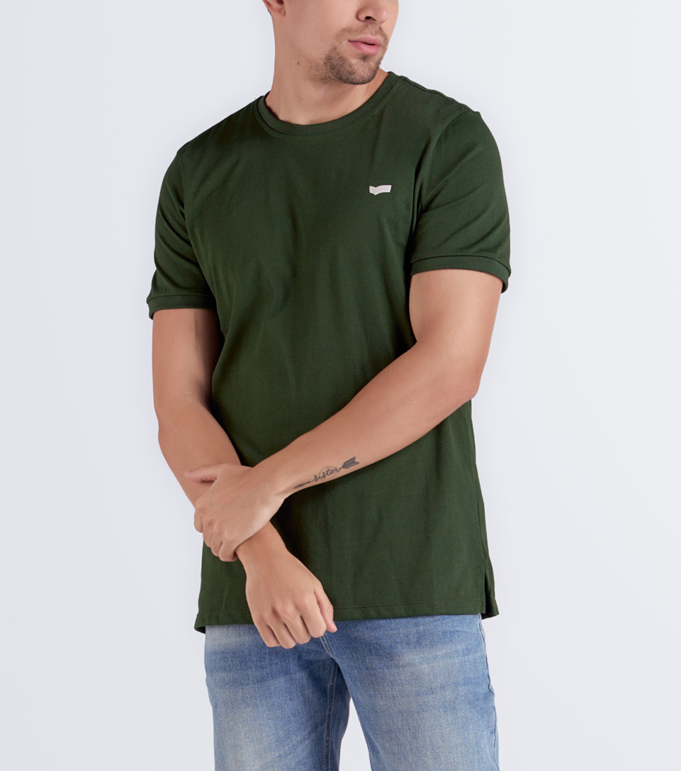 Bone Camiseta Estampada Slim Fit Masculina Gas 834150 NG