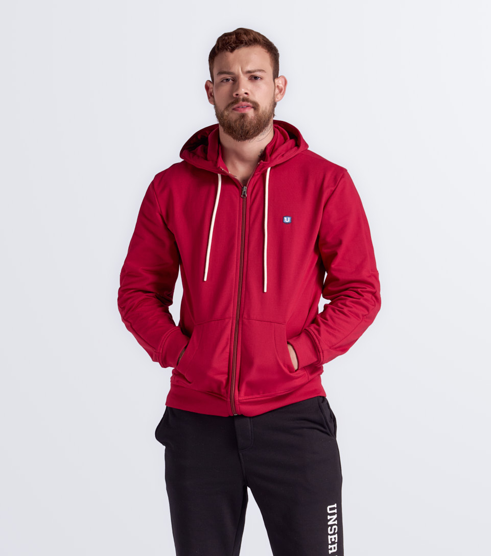 Buzo Para Hombre Con Capota Y Cuello Alto UnserRJ