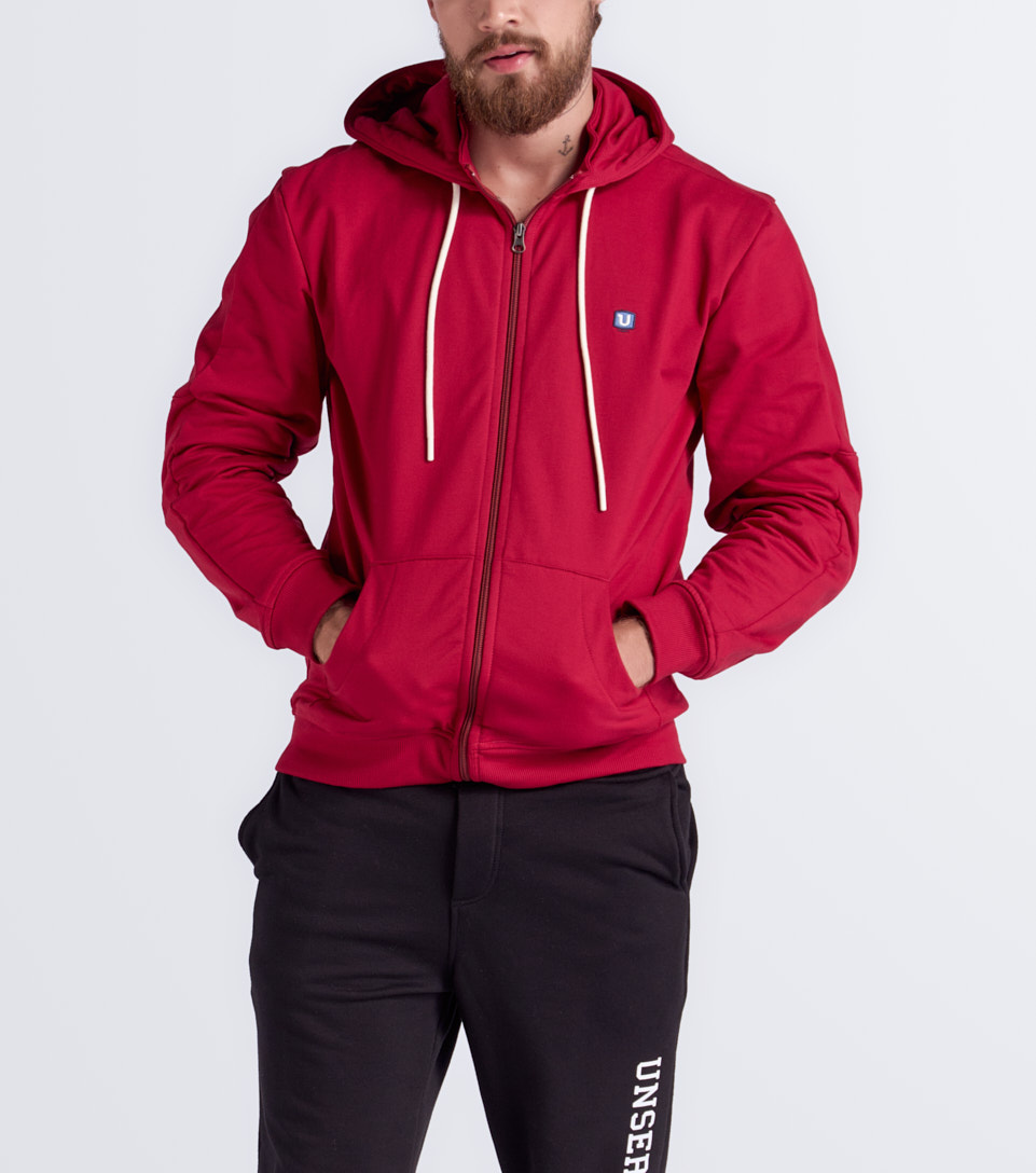 Buzo Para Hombre Con Capota Y Cuello Alto Unser 833864 RJ