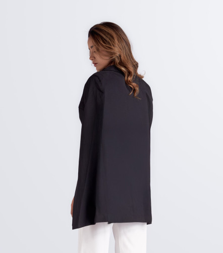 Chaqueta Abertura En Mangas Unicolor DerekNG