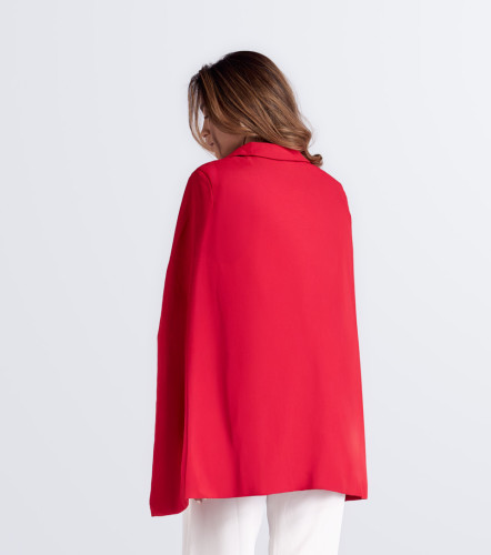 Chaqueta Abertura En Mangas Unicolor DerekRJ