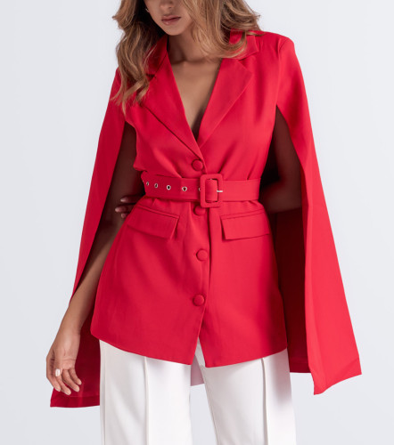 Chaqueta Abertura En Mangas Unicolor DerekRJ