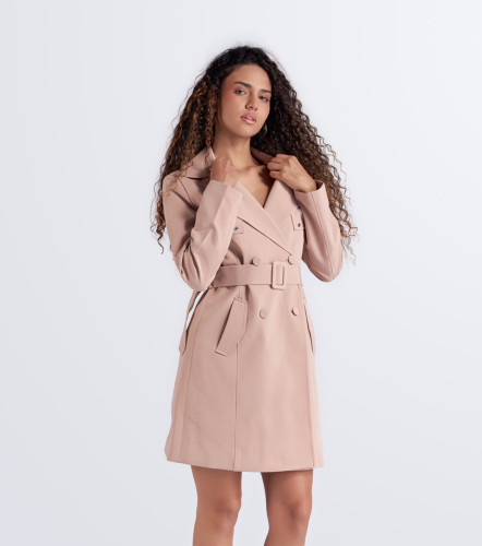 Chaqueta Unicolor Cuello Solapa DerekKQ