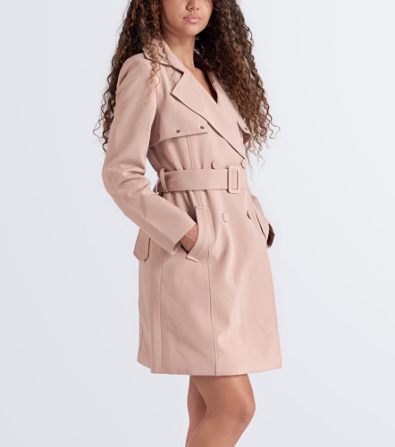 Chaqueta Unicolor Cuello Solapa DerekKQ