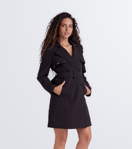 Chaqueta Unicolor Cuello Solapa DerekNG