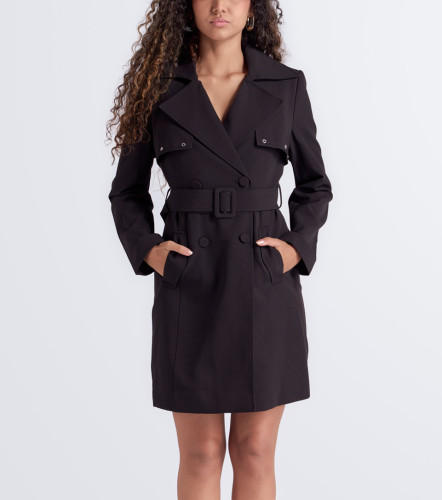 Chaqueta Unicolor Cuello Solapa DerekNG