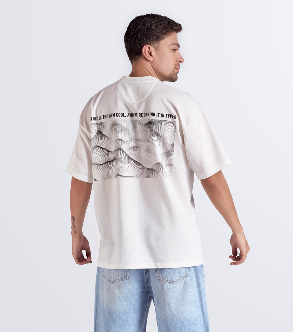 David T Shirt Extraoversize Estampada Typer 833700 AR