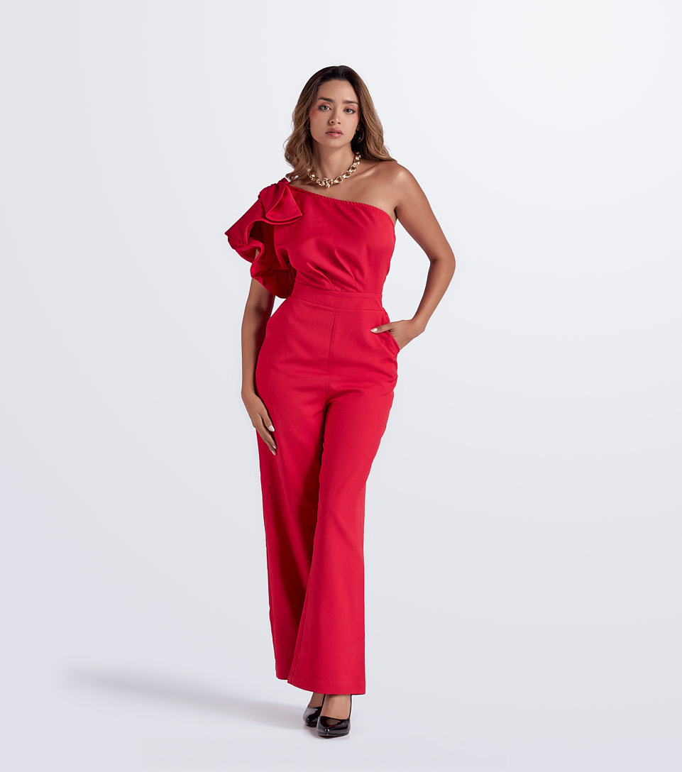 Enterizo Largo Manga Bolero Unicolor Derek 833797 RJ