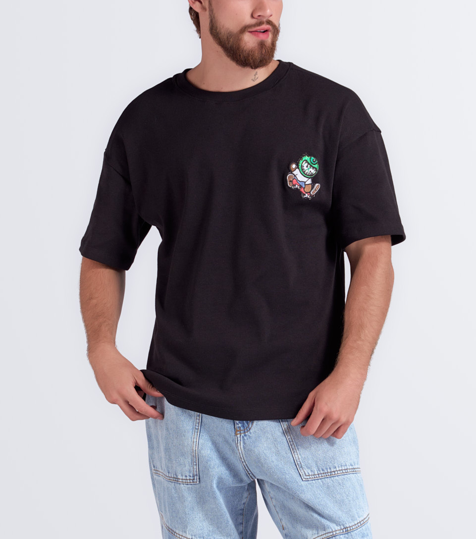 Jair T Shirt Oversize Estampada Typer 833698 AR