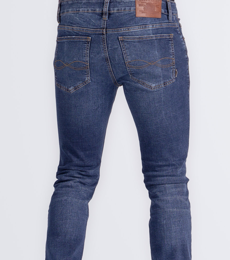 Jean Americanino Slim And Straight Medio 128874 AD