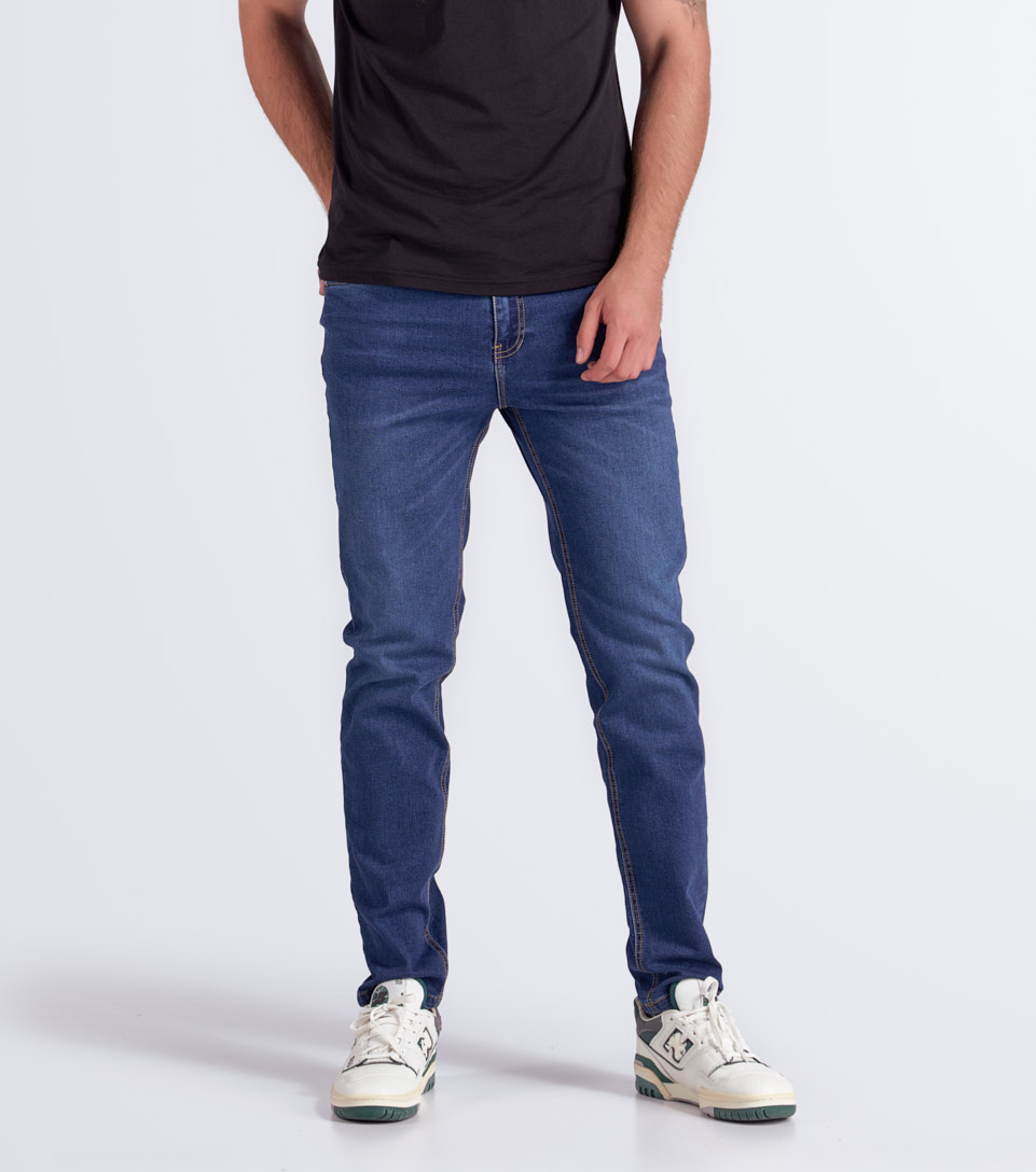 Jean Para Hombre Molderia Stell Con Proceso Medio UnserAZ