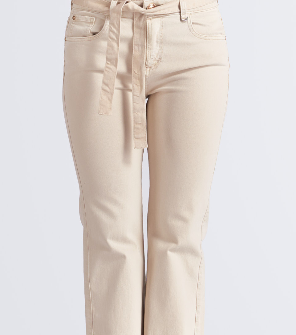 Jean Para Mujer Bota Flare Unicolor Praga Manuela Derek 833753 KQ